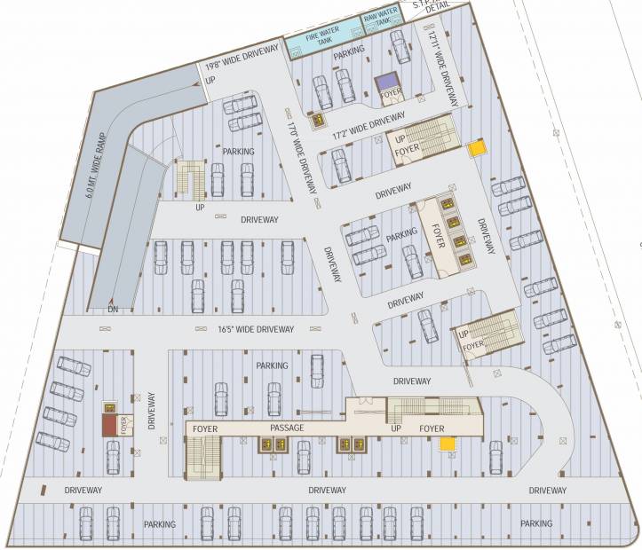 Images for Cluster Plan of United World Trade Tower