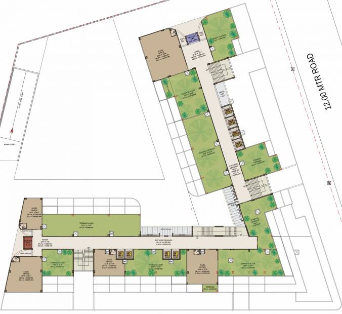 Images for Cluster Plan of United World Trade Tower