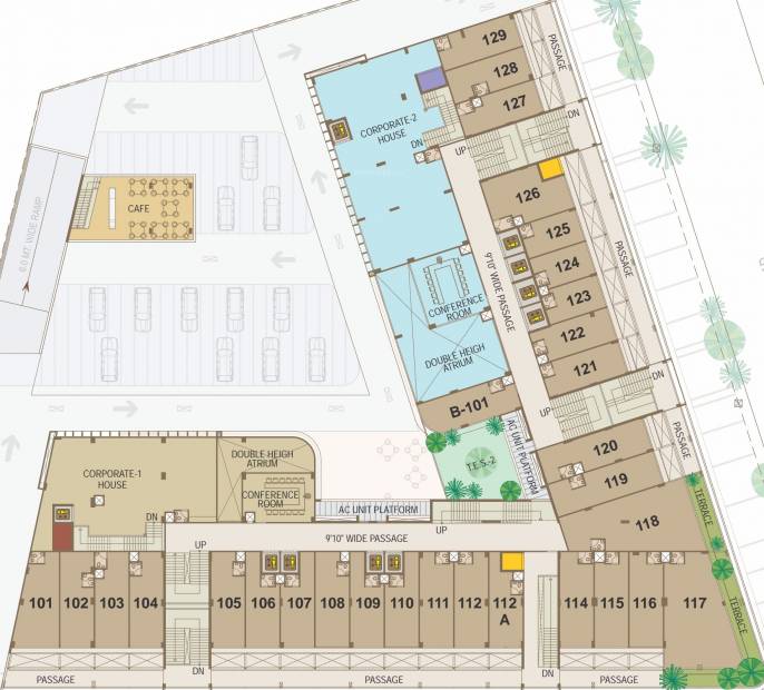Images for Cluster Plan of United World Trade Tower