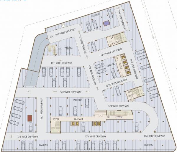 Images for Cluster Plan of United World Trade Tower