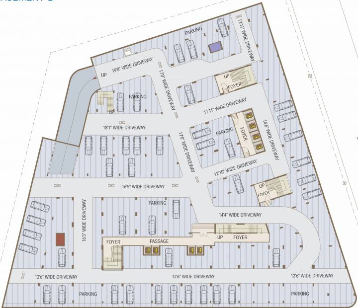 Images for Cluster Plan of United World Trade Tower