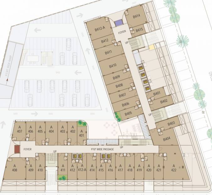 Images for Cluster Plan of United World Trade Tower