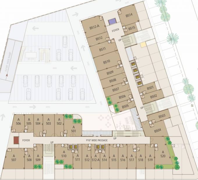 Images for Cluster Plan of United World Trade Tower