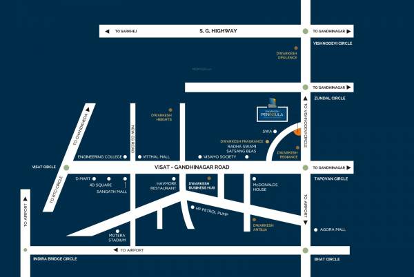 Images for Location Plan of Dwarkesh Penninsulla