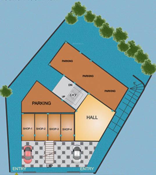 Images for Layout Plan of Sun Aastha Commercial Complex