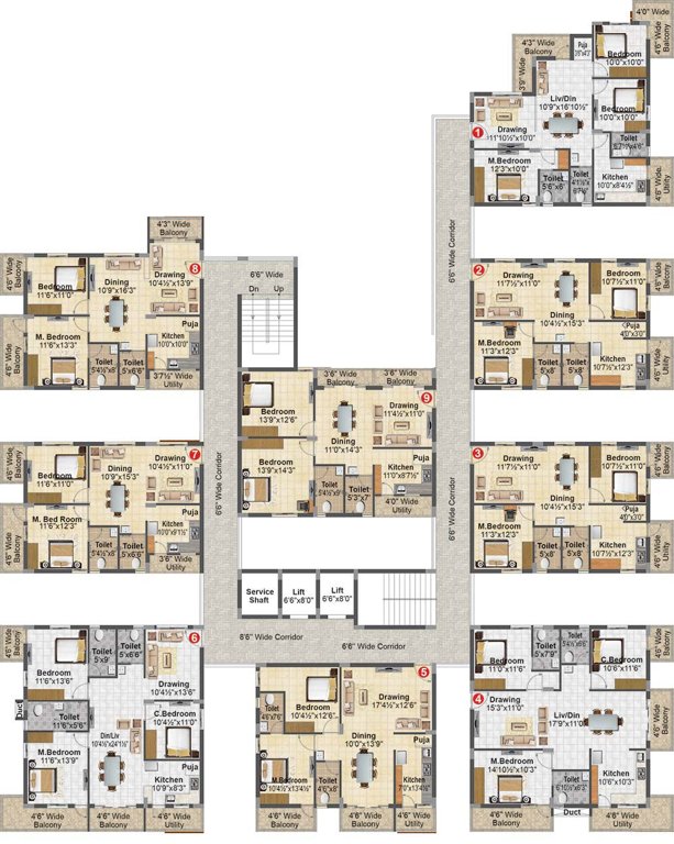 Images for Cluster Plan of Madhavaram Serenity