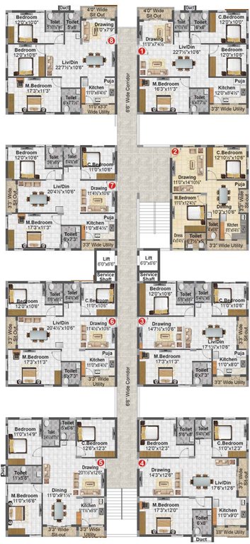 Images for Cluster Plan of Madhavaram Serenity
