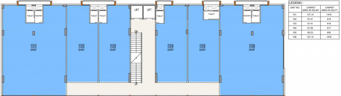 Images for Cluster Plan of Safal Sky City Arcade
