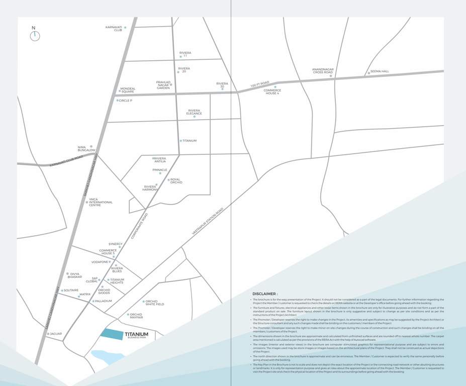  titanium business park Location Plan
