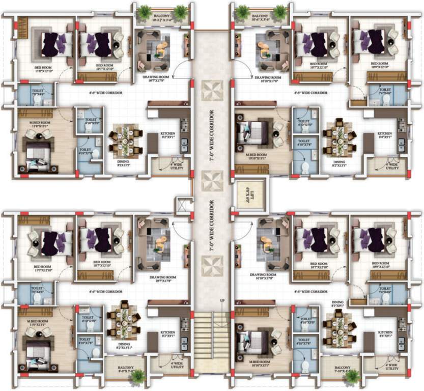 Images for Cluster Plan of Star Lotus Apartments