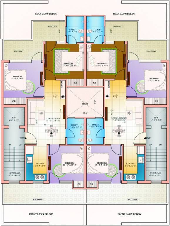 Images for Cluster Plan of Amolik Residency Apartment