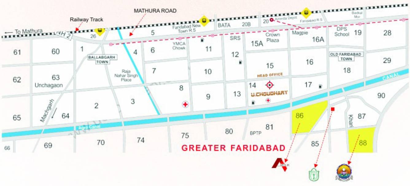 Images for Location Plan of Amolik Residency Apartment