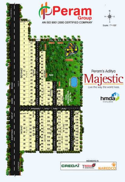  perams-adithya-majestic Master Plan