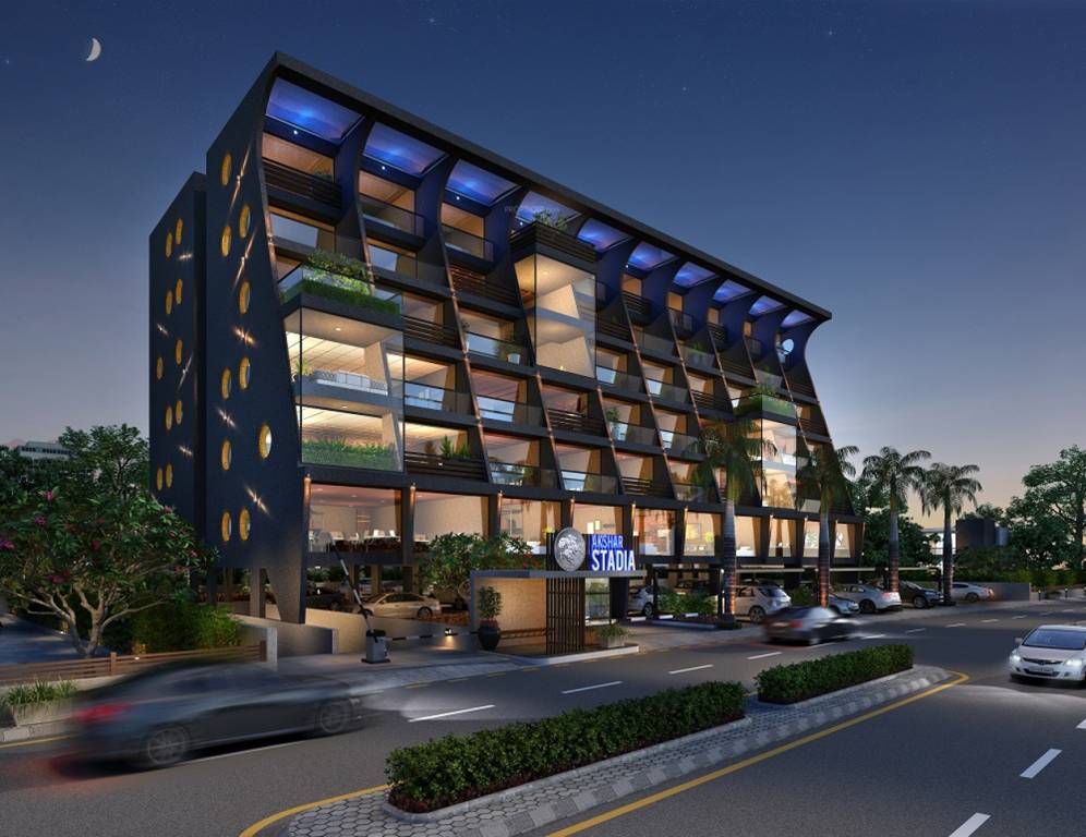 Images for Elevation of Akshar Stadia