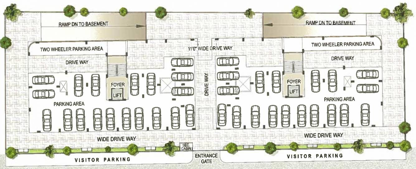 Images for Cluster Plan of Uma Vihar Elysium