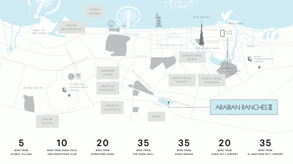 Images for Location Plan of Emaar Arabian Ranches III Joy