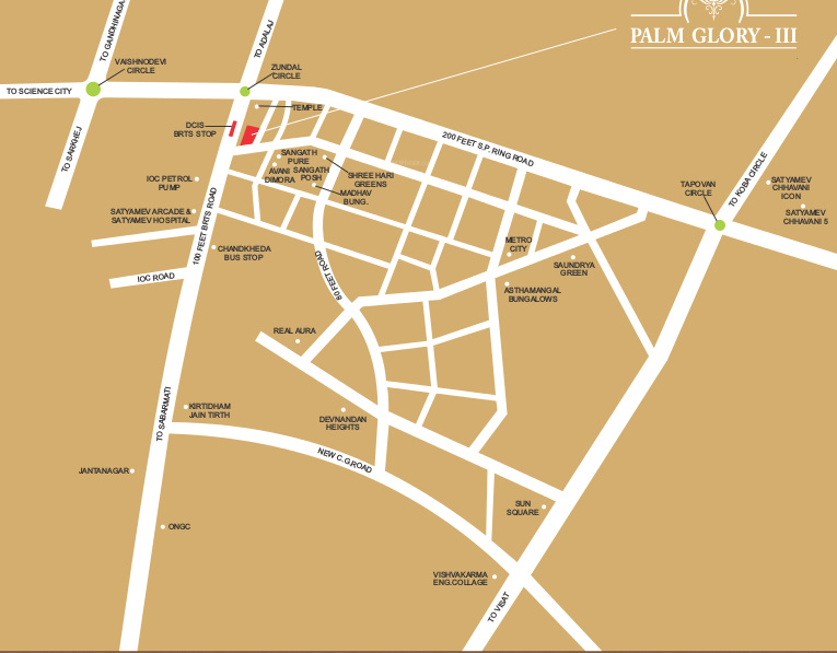 Images for Location Plan of Virasat Palm Glory 3