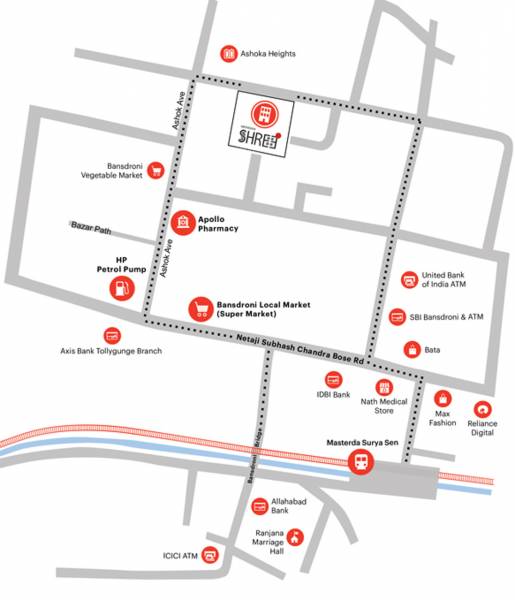 Images for Location Plan of Meridian Shree