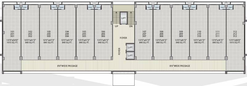 Images for Cluster Plan of Suryam Trade Centre