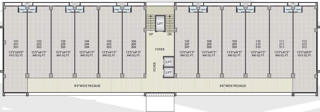 Images for Cluster Plan of Suryam Trade Centre