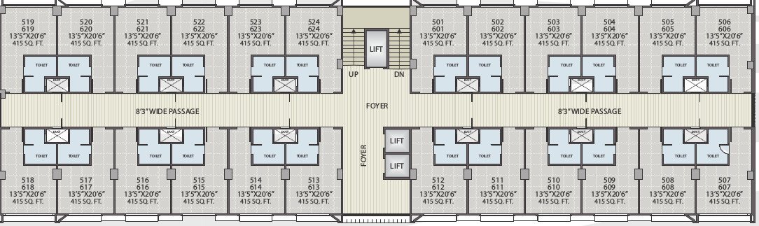 Images for Cluster Plan of Suryam Trade Centre
