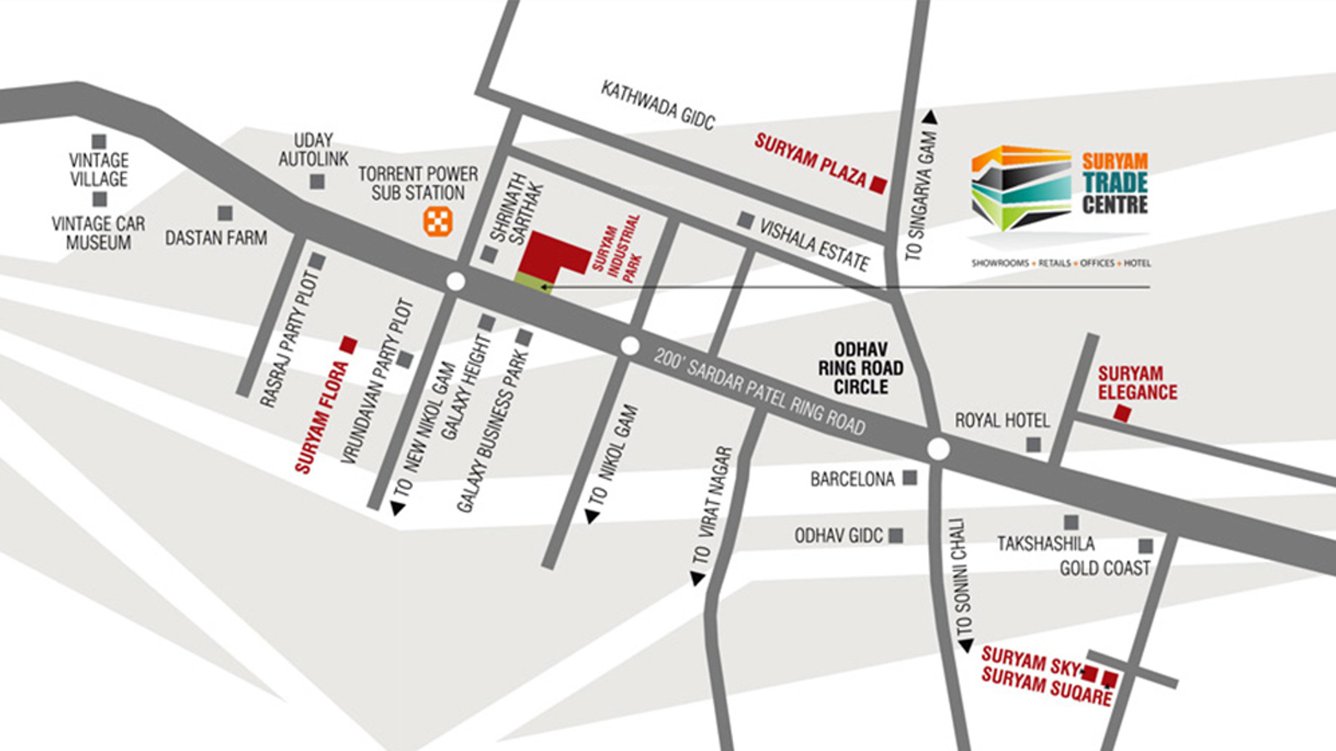 Images for Location Plan of Suryam Trade Centre