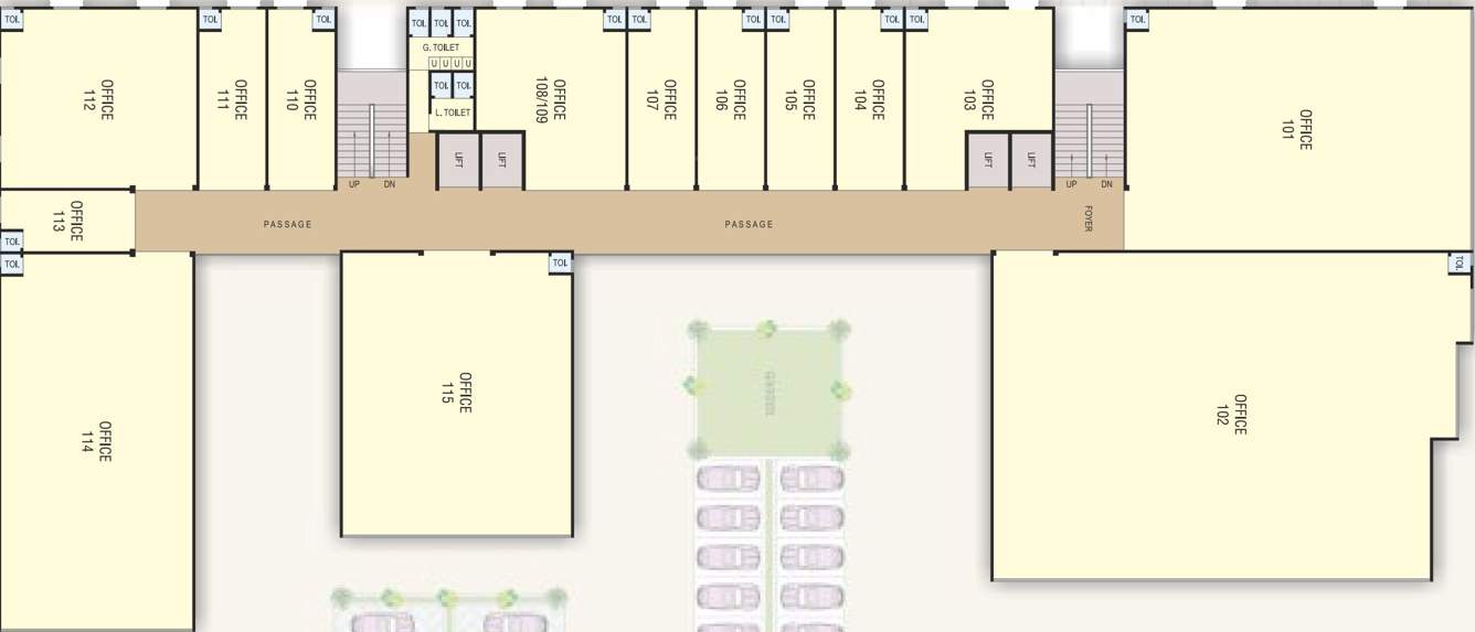 Images for Cluster Plan of K P The Atlanta Business Hub