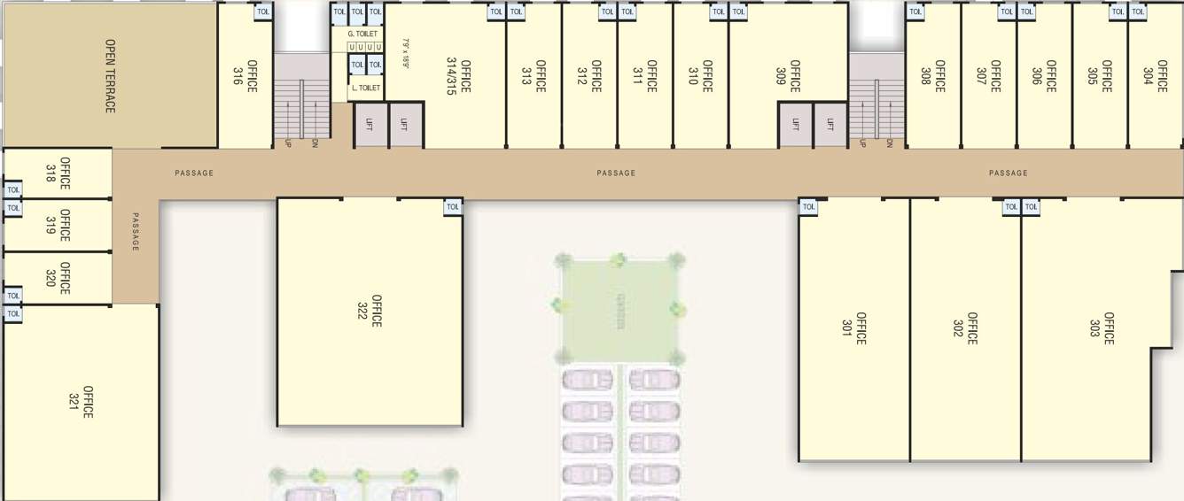 Images for Cluster Plan of K P The Atlanta Business Hub