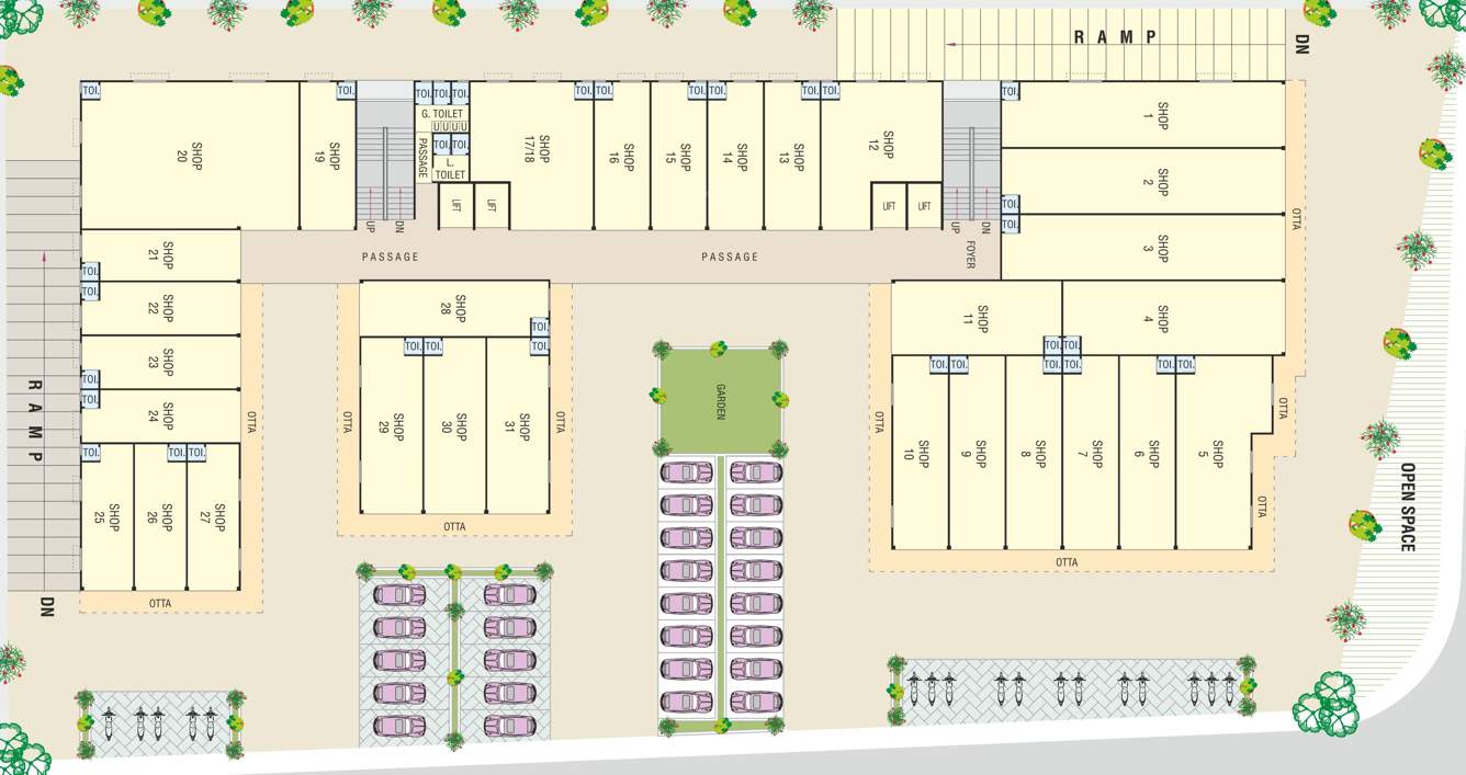 Images for Cluster Plan of K P The Atlanta Business Hub