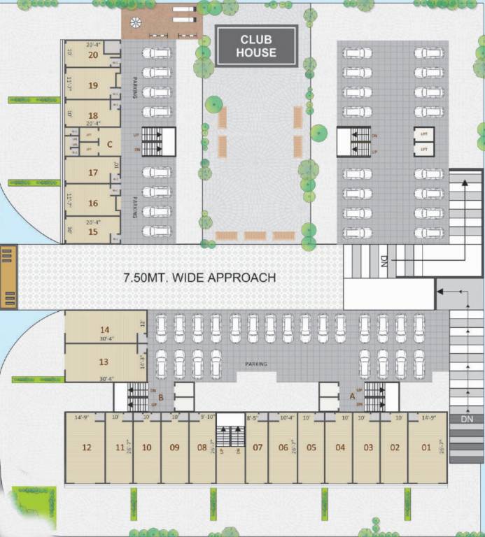 Images for Cluster Plan of P And P Prarthna Exotica