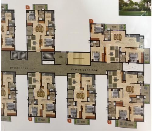  gayatri-tower Gayatri Tower Cluster Plan