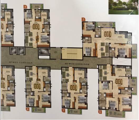  gayatri tower Gayatri Tower Cluster Plan