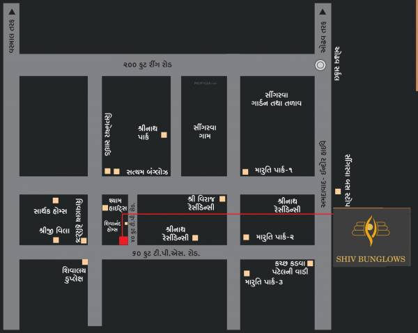 Images for Location Plan of Om Shiv Bunglows