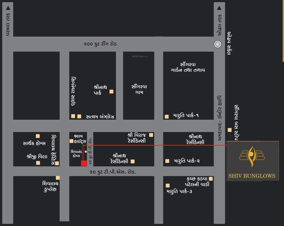 Images for Location Plan of Om Shiv Bunglows
