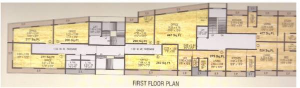  pramila-heights First Floor Wing A Cluster Plan