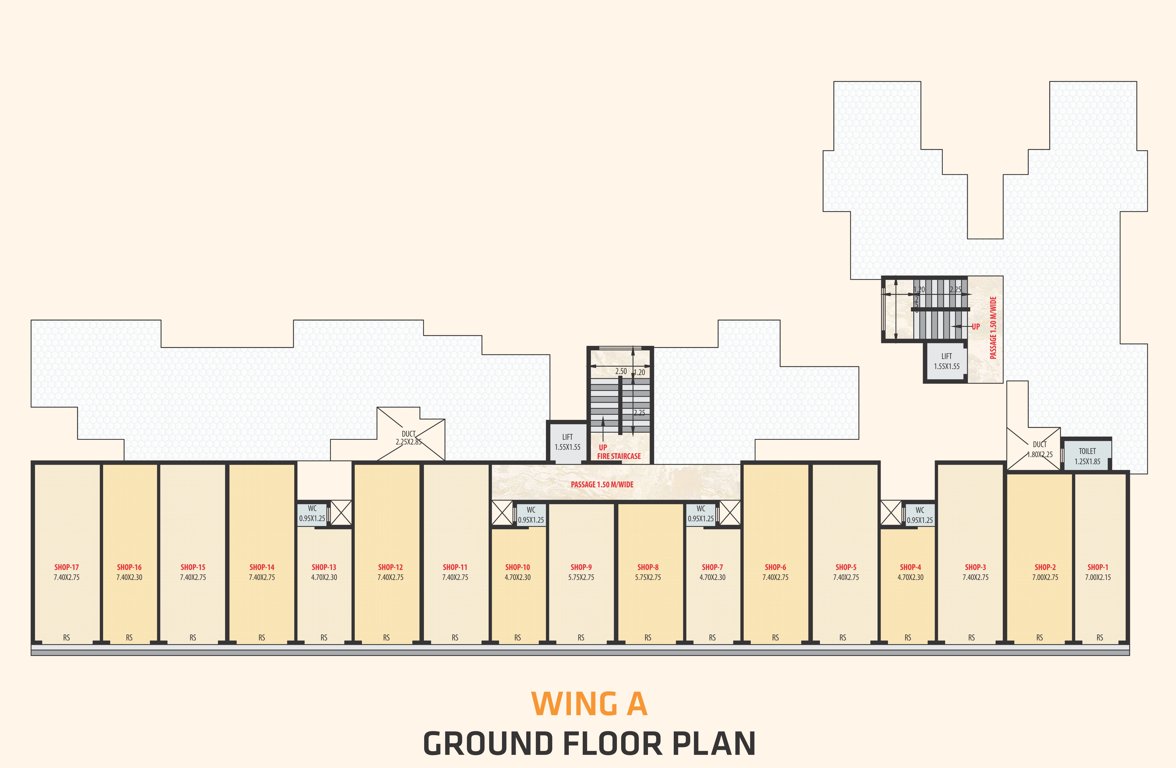 Images for Cluster Plan of Seven Hill Sky Avenue Wing A And B