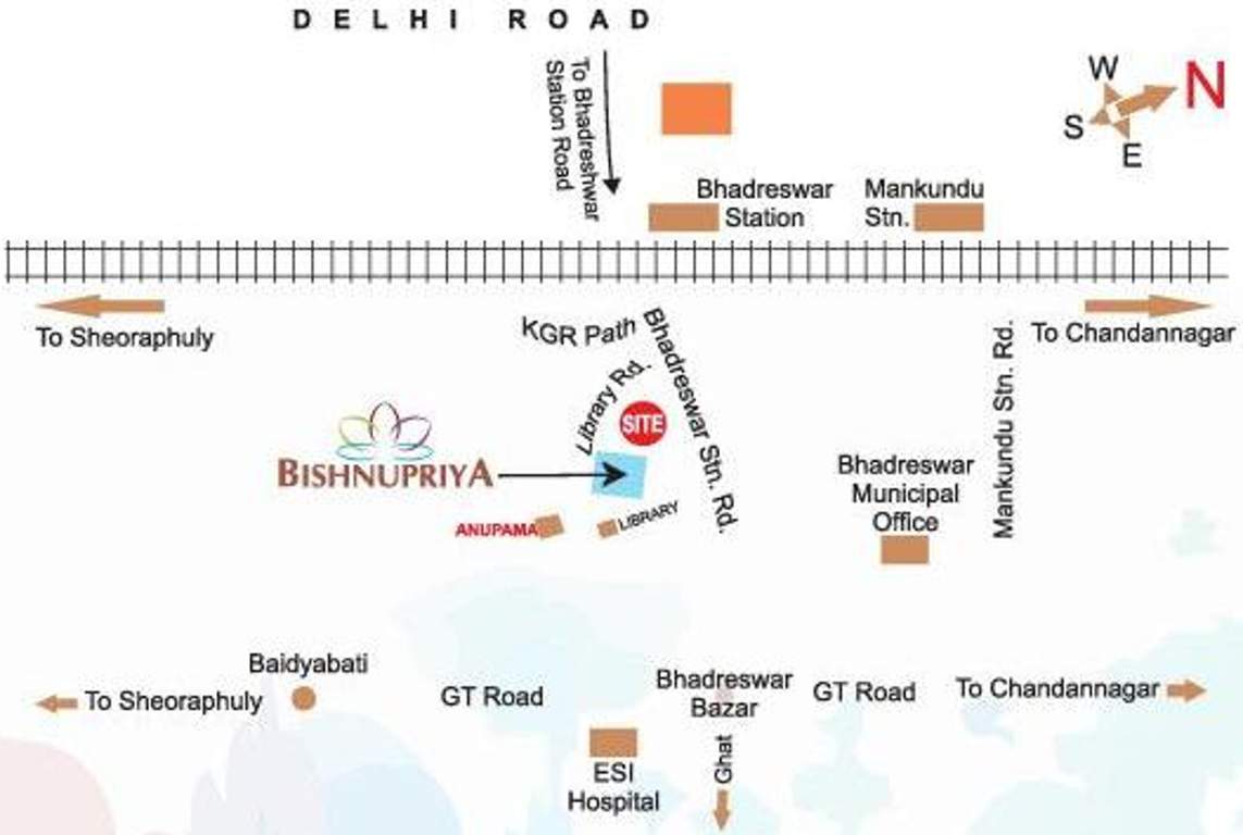  vishnupriya Images for Location Plan of Divya Bishnupriya