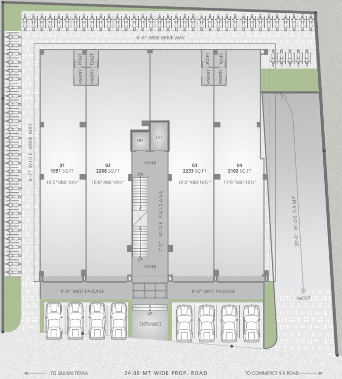 Images for Cluster Plan of Amarnath Business Centre 2