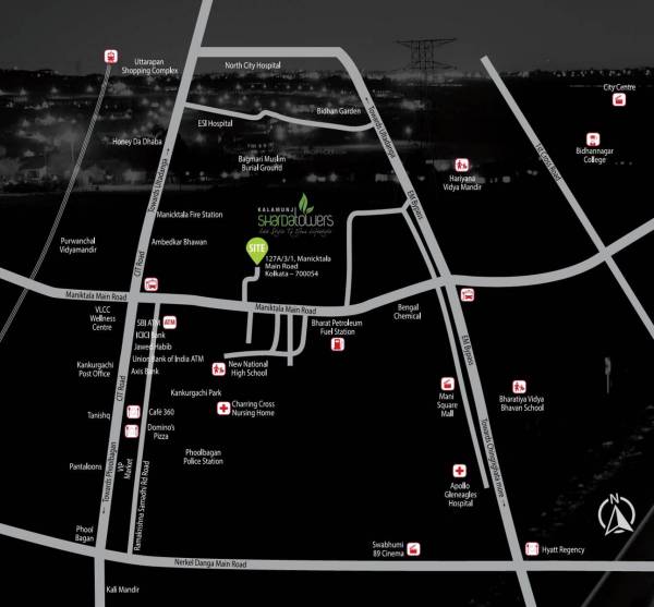 Images for Location Plan of Amit Kalamunj Sharda Towers