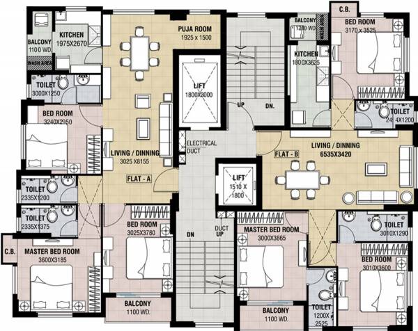 Images for Cluster Plan of Yaduka Shree Krishna Tower I