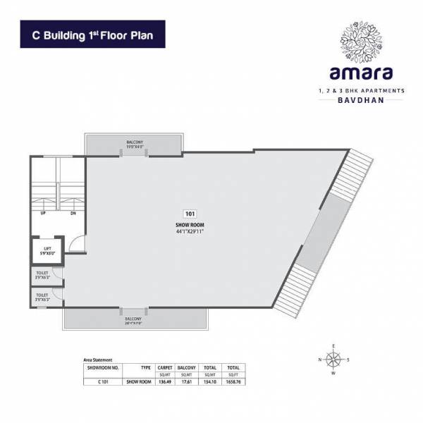  amara C Cluster Plan for 1st Floor