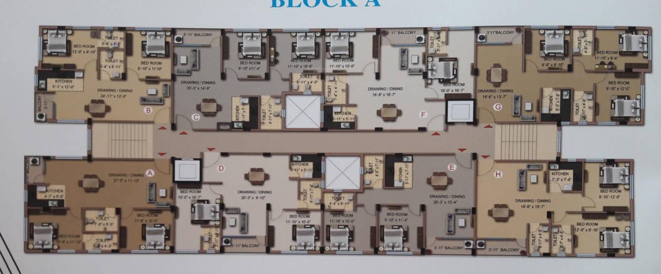  rainbow Block C Cluster Plan