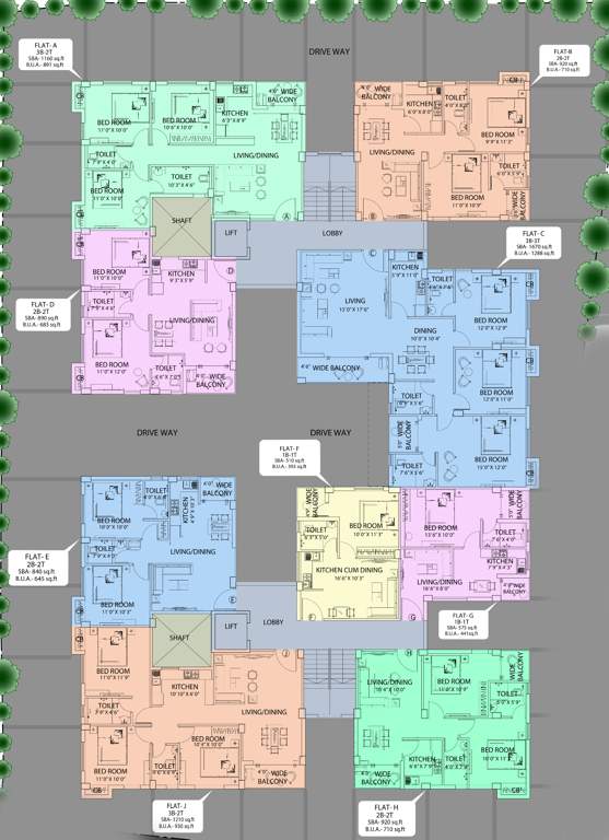 Images for Cluster Plan of Gourisut Green Woods