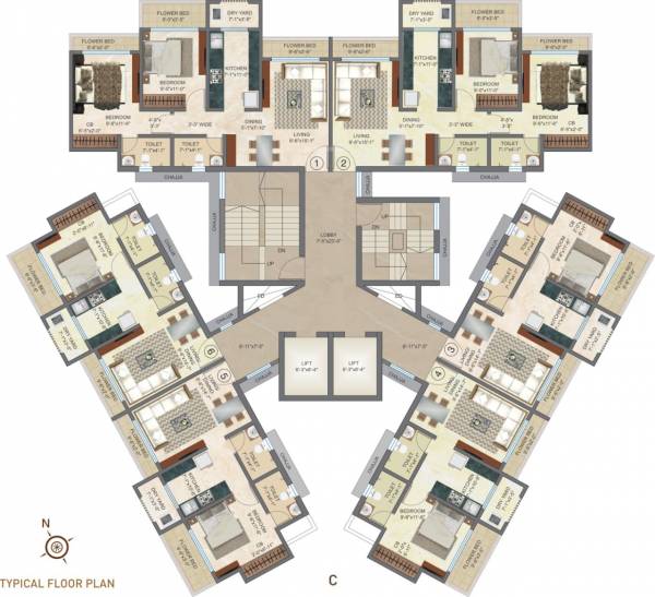  akshay B Wing Cluster Plan
