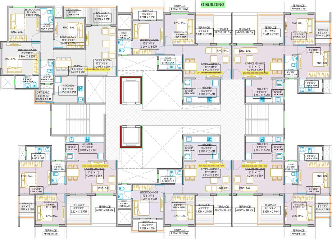 Images for Cluster Plan of Shree Sonigara Signature Park G And H Building