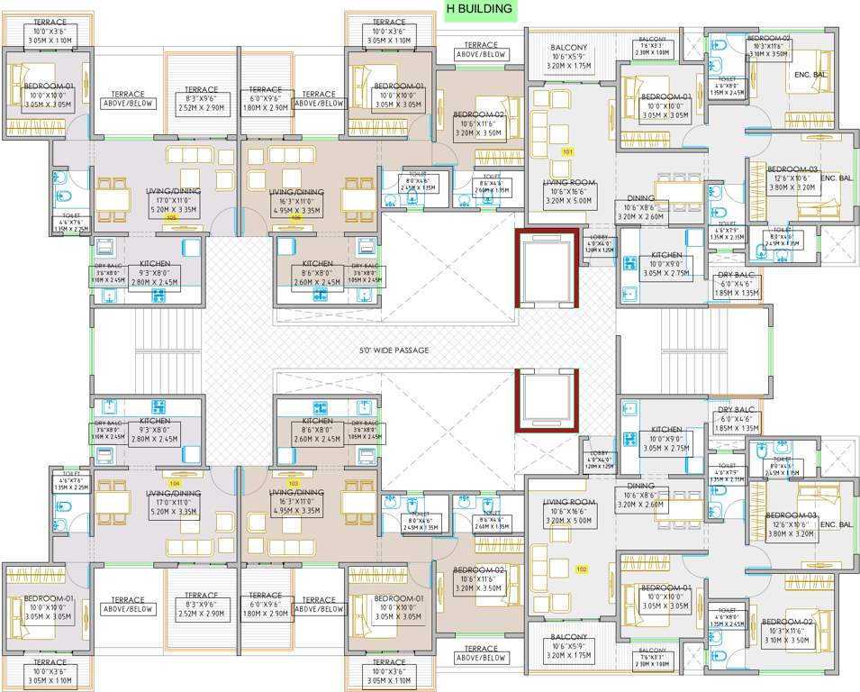  signature park g and h building Images for Cluster Plan of Shree Sonigara Signature Park G And H Building