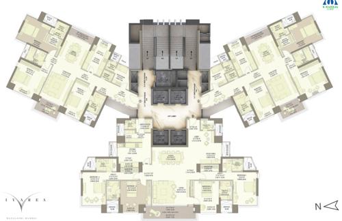  vivarea-building-no-3-tower-e Vivarea Building No 3 Tower E Cluster Plan