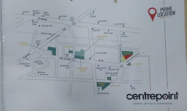 centrepoint Location Plan