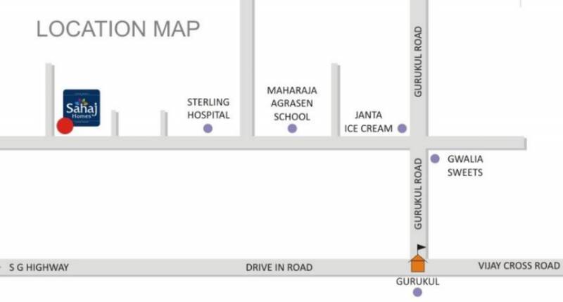Images for Location Plan of Hari krushna Sahaj Homes
