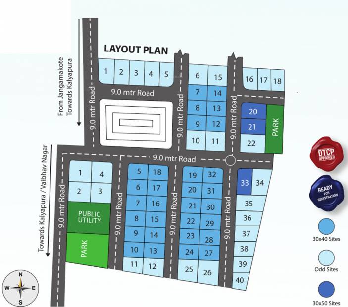 Images for Layout Plan of Vasathi Vaibhav Vaibhav Greens Phase II